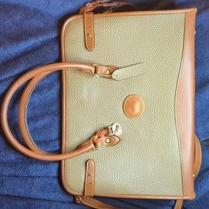 Dooney and Bourke vintage briefcase bag AWL